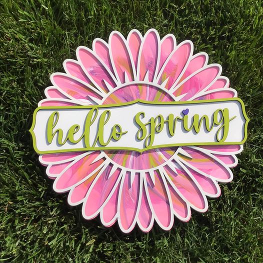Door Hanger Daisy - Sign Party Choice