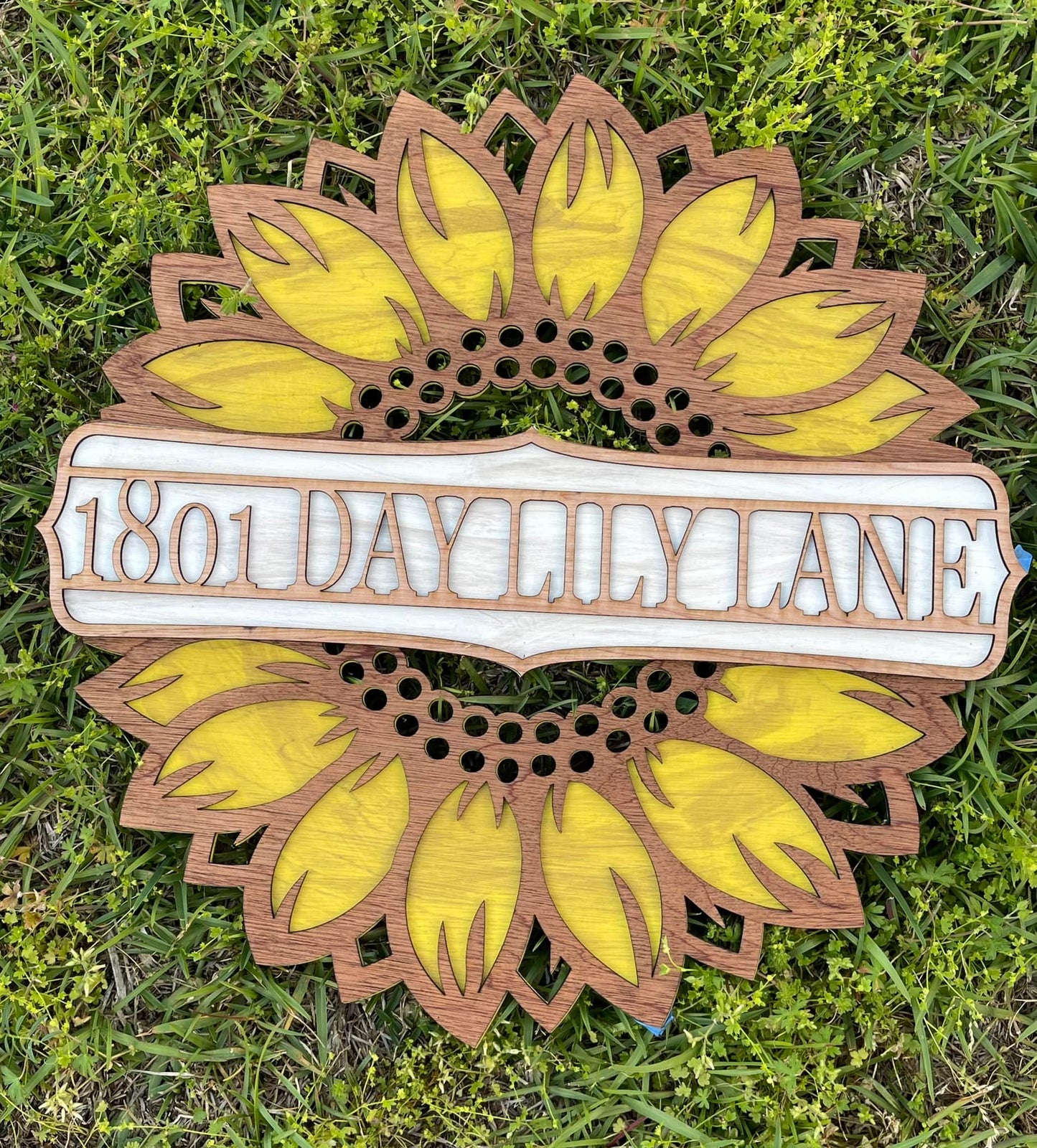 Door Hanger Sunflower - Sign Party Choice